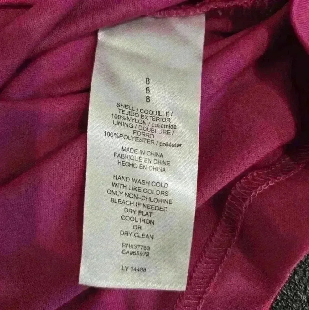 Laundry by Design Fuschia Bodycon Long Sleeve Dress Sz 8 Party/Cocktail - Picture 9 of 9